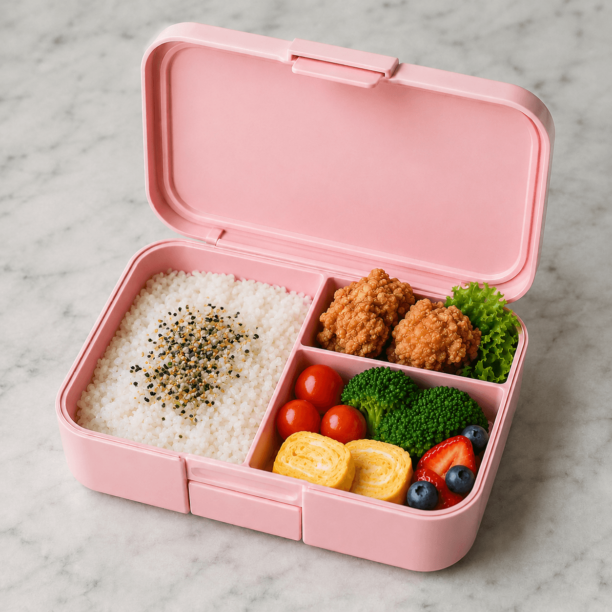What my kid actually eats: a finished DadBento bento